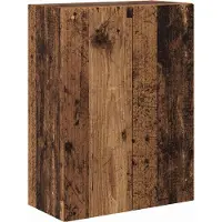 Syfax Meuble TV mural Bois Ancien 59,5 x 31 x 80 cm Bois d'ingénierie