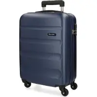 Joumma Bags ROLL ROAD Flex Bleu marine, Valise de voyage ABS, 55x38x20cm, 35L, 5849162 (petit)