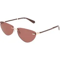 Calvin Klein Ckj25208s Woman Sunglasses Marron Medium Yellow 3/CAT3 Femme