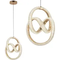 Toolight Lampe Suspendue G068-CP Gold