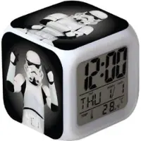 Thumbs Up Stormtrooper Original Digital Word Clock Argenté