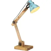 Syfax Lampe de bureau 25 W bleu délavé 23x18x96 cm E27