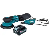 Makita BO 002 CGD1 Ponceuse excentrique sans fil 40 V max. 150 mm 5,0 mm course Brushless + 1x batterie 2,5 Ah - sans chargeur