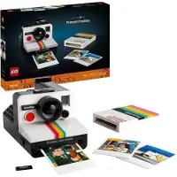 LEGO Ideas Appareil Photo Polaroid OneStep SX-70 21345, Maquette à Construire pour Adultes, Avec Autocollants