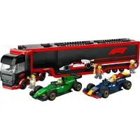 LEGO City Camion de F1 avec Voitures RB20 et AMR24, Jeu de Construction, 8 ans et Plus