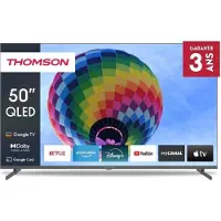 Thomson TV QLED 50QG4S14, 50 pouces (126 cm), 4K Ultra HD, HDR 10, Google TV, 2xHDMI 2.1 + 2xHDMI 2.0