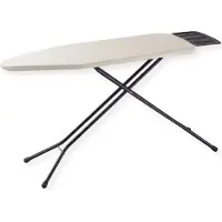 Sensahome Planche à repasser - Table de repassage pliable avec support pour unité de vapeur - 110×33cm - Taupe