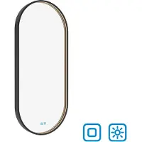 Nimco LED Miroir ovale avec éclairage ZP 32000 50,2 x 100,2 cm IP 44