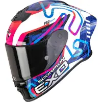 Scorpion Exo-r1 Evo Ii Air Cornering Full Face Helmet Blanc XL