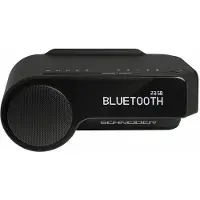 Schneider SC370ACL Réveil Bluetooth Maestria - Double alarme - Noir