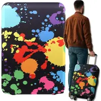 Edibazzar | Housse de protection élastique pour valises, bagages, multicolore