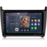 Junsun 9 « Autoradio Carplay Android 15 pour VW Polo 6R 6C 2008-2020 avec GPS, navigation, Wi-Fi, Bluetooth, DAB+, SWC, USB et DSP 2+64 Go »