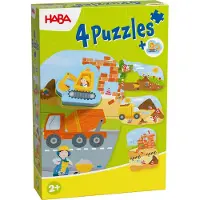 Haba 4 premiers puzzles - Chantier de construction