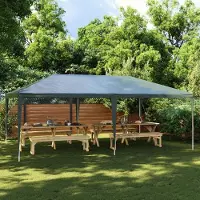 Prolenta Tente de fête professionnelle "Exclusive", dimensions 4x6 mètres, couleur verte, grammage 90 g/m²