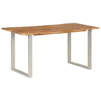 Prolenta Maison Exclusive - Table à manger 154 x 80 x 76 cm en bois massif d'acacia
