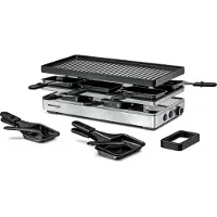 Rommelsbacher RCP 1800, Aluminium, Acier inoxydable, Rectangulaire, Aluminium, 415 x 215 mm, Touches, Bouton rotatif