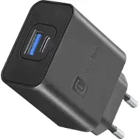 Cellularline ACHSMUSB2PD45WK, Intérieur, AC, Noir