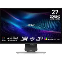 MSI MPG 274URDFW E16M écran plat de PC 68,6 cm (27") 3840 x 2160 pixels 4K Ultra HD LED Noir, Blanc