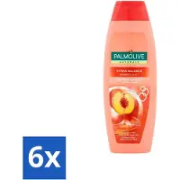 Palmolive Shampooing 2 en 1 Naturals – Pêche – Hydra Balance – 350 ml - Pack économique - 6 pièces