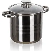 Vetro-PLUS LIVING Pot en acier inoxydable 4,3 l