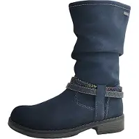 Lurchi Lia : Bottes d'hiver pour filles, fermeture éclair, couleur bleue, modèle de loisirs