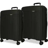 Joumma Bags Movom New Trendy Ensemble de valises de voyage noir, 78cm/68cm, 5389621