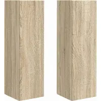 Syfax Meuble TV mural 2 pcs Sonoma 30 x 31 x 100 cm Bois d'ingénierie