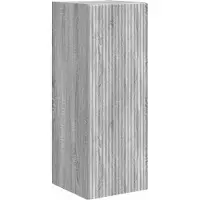 Syfax Meuble TV mural Gris Sonoma 30 x 31 x 80 cm Bois d'ingénierie