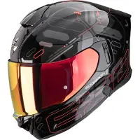 Scorpion Casque Exo-530 Air Fond, noir/rouge, XS (53/54)