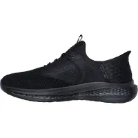 SKECHERS WIP 210889-BBK in Black Knitted Mesh / Synthetic color size 41