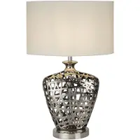 Searchlight Lampe de table Network gris