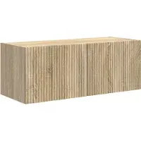 Syfax Meuble TV mural Sonoma 78,5 x 31 x 29,5 cm Bois d'ingénierie