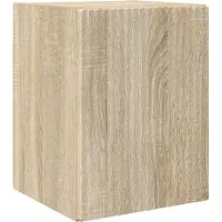 Syfax Meuble TV mural Sonoma 30 x 31 x 40 cm Bois d'ingénierie