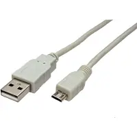 Secomp ITB ROS3152 câble USB USB 2.0 2 m USB A Micro-USB A Blanc