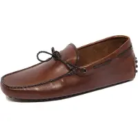 Tod'S G2188 mocassino uomo brown leathere loafer shoe man
