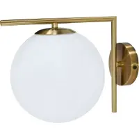 Toolight Applique Murale G102-1W Gold White