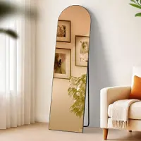CLP Miroir Moline, Taille:150x50 cm, Couleur:blanc mat
