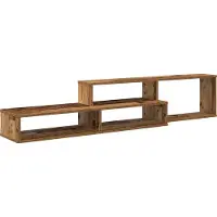Syfax SupportmuralpourTV 150x25x28,5cm Bois d'ingénierie