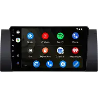 AWESAFE Android Radio 64GB pour BMW 5 Series E39 Carplay Navi commandes au volant Bluetooth RDS WIFI DSP GPS DAB+