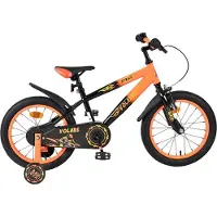 Volare Vélo enfant Strike - Garçons - 16 pouces - Noir orange