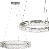 Toolight Lampe Suspendue Ms005-CP 50cm Chrome