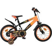 Volare Vélo enfant Strike - Garçons - 14 pouces - Noir Orange