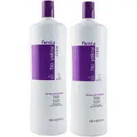 Fanola No Yellow 2 x 1000 ml Shampooing argenté