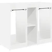 vidaXL Armoire Golf Uni Blanc 102 x 45 x 85,5 cm