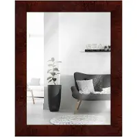 MendeFrames Présentoir miroir en bois foncé avec noyau, 59,4 x 84,1 cm