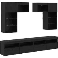 vidaXL Meuble TV mural, lot de 6, 100 x 30 x 40 cm, chêne artisanal
