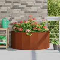 Prolenta Maison Exclusive - Bac à plantes rouillé 120 x 60 x 50 cm Acier résistant aux intempéries