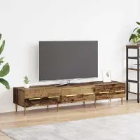 Prolenta Maison Exclusive - Meuble TV, dimensions 150 x 36 x 30 cm, fabriqué en bois massif recyclé