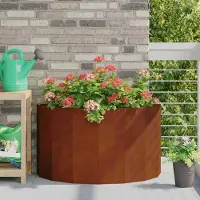 Prolenta Maison Exclusive - Bac à plantes rouillé 90 x 45 x 50 cm Acier résistant aux intempéries
