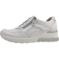Waldlaufer H-Clara Chaussures de sport à lacets pour femmes Blanc Loisirs, Taille:EUR 39 | UK 6